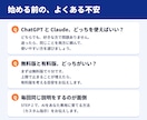 ChatGPT・Claudeを仕事の相棒にします 頼み方の型から、あなた専用に育てるまで。60分で伝授します イメージ4