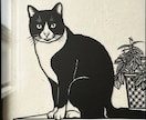 愛猫の魅力を切り取るオーダー切り絵作ります 大切な愛猫を世界に一つの切り絵作品へ イメージ1