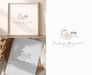ナチュラルであたたかく可愛い手描きロゴを制作します ［優しい絵本風ロゴ］Aiデータ込・ショップカードや看板に イメージ7