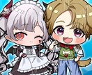 もちっとミニキャラかわいく描きます VTuber、サムネ、動画、グッズなど幅広くご利用可能！ イメージ1