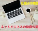 ネットビジネスの極意（実践書）を公開します ネットで稼ぐには、実は表にあまり出ない秘密があるのです。 イメージ1