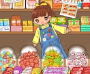 カラフルポップでかわいい女の子のイラストを描きます ポップキュートなスタイルの女の子のイラストが得意です！ イメージ3