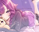 SNSアイコン/1枚絵/MVイラスト制作いたします 可愛い・綺麗・おしゃれ雰囲気も対応！ イメージ3