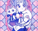 構図お任せ！ポップでかわいいイラストかきます 低予算でレトロポップな可愛いイラストを制作 イメージ8