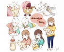 ゆるりとかわいいシンプルイラストお描きします アイコンにおすすめ！美大卒イラストレーターがお描きします◎ イメージ6