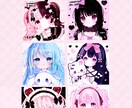 イラストや立ち絵、パーツ描きます キラキラやかわいいが得意です✦.° イメージ2