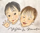 シンプルめの似顔絵描きます プレゼントやお祝いに似顔絵も添えてみませんか？ イメージ7