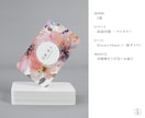 両面印刷100枚｜優しい花柄の名刺を作ります 水彩風の優しいお花のデザインをお求めの方へ イメージ5