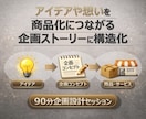 商品企画のストーリーを構造化します 構造化して商品仕様まで落とし込む壁打ち支援 イメージ1
