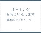 ネーミング、屋号お考えいたします ネーミング歴30年のベテランネーマーが刺さるネーミングを制作 イメージ1