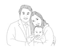 お子様やご家族の似顔絵イラストを作成します SNSアイコンや記念日のプレゼントにおすすめ イメージ3