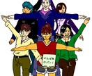 ポップなイラストをパソコンで制作します 自分だけのオリジナルキャラクターをあなたに♬ イメージ5