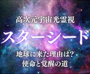 スターシード・あなたの宇宙の魂を高次元光霊視します 地球に来た理由・宇宙の使命と覚醒への道をお伝えします イメージ1