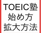 TOEIC塾の始め方広げ方起業についてお伝えします TOEICで人生を変える！大きなビジネスにしたい！ イメージ1
