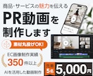 素材丸投げOK！プロが魅力伝わるPR動画制作します EC画像350件のノウハウ！売れる構成とデザインで動画制作 イメージ1