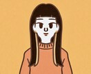 シンプルで可愛い似顔絵作成いたします 人物の特徴をチャーミングに描きます イメージ3
