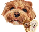 現役漫画家がペットの似顔絵を厚塗りで描きます 犬、猫、魚、小動物…動物ならなんでもOKです◎！ イメージ4