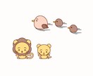 やわらかいタッチの動物ファミリーのイラスト描きます 書籍や広告でデザイン歴20年なので、ご要望にしっかり最速で！ イメージ5