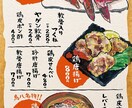 手描きメニュー（A4またはB5）作ります 手描きイラストと手書き文字のメニューを作ってみませんか？ イメージ8