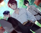 美麗なキャラクターイラスト描きます 美しい画面・美人なイケメン・シュッとした美女が好きな方向け！ イメージ2
