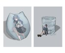 初回3名様限定価格！オリジナルイラストを描きます 地雷系やサブカル系、病み系のイラストが得意です！ イメージ4