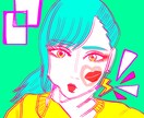 SNS用アイコンイラスト作成、描きます ポップなかわいいイラストであなただけのアイコンを！ イメージ1