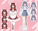 あなただけのキャラクターイラストを制作します IRIAM、キービジュアル、TRPG、ゲーム作成などに最適！ イメージ2