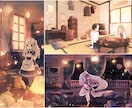 ほんわか可愛いイラストお描きします 動画のサムネやアイコン、MV、表紙、壁紙などにぜひ♪ イメージ8