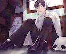 ご希望のキャラクターイラストを制作致します 動画サムネ/立ち絵/SNSアイコンなど様々な用途に対応！ イメージ1