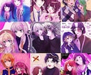 夢絵、コテ同、創作カプ描きます ポップで可愛い絵を描くのが得意です♡ イメージ4
