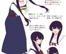 一次創作のキャラクターのデザインをします 一次創作でのキャラデザが苦手な方の代わりにデザインします。 イメージ3