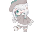 商用利用可能！デフォルメイラスト描きます 商用料金込み◎あなただけのかわいいSD立ち絵を描きます！ イメージ2