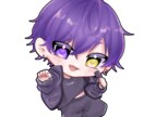 キュートなデフォルメイラスト制作致します 表情差分が豊富です！可愛くポップなデフォルメイラストを制作！ イメージ3