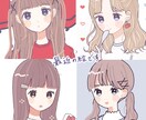 受付中｜ゆるふわきらきらイラストお描きします お洒落で女の子らしいデザインでお届けします＊ イメージ2