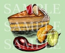 食べ物イラストお描きします 落ち着いた雰囲気の食べ物描きます。 イメージ8