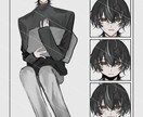 TRPGで使える立ち絵制作やキャラデザを行います 表情3種・参考画像のような簡易的なディスプレイ付き イメージ4