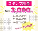 写真やイラストでLINEスタンプ作ります LINEスタンプ16個を3,000円で制作します イメージ4