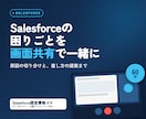 Salesforceの困りごとを一緒に見ます 画面共有で原因の切り分けと直し方を提案 イメージ1