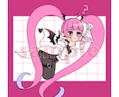 ほっぺが魅力的なかわいいイラスト描きます デフォルメも等身もお任せください！かわいく描きます！ イメージ9