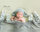 ニューボーンフォトで♡可愛いパネル制作いたします クッション入りなので高品質！命名書やプレゼントとしても◎ イメージ1