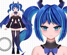 IRIAM・TRPG立ち絵描きます 個性的なファンタジー立ち絵！龍人・人外・可愛い女の子が得意 イメージ3