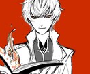 多色バストアップイラスト描きます 使う色は白黒以外2色までとなります イメージ4