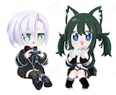 商用利用〇ちびキャラ、SDキャラ制作します 納品がはやい!キャラクターデザインを崩さずそのまま描きます! イメージ3