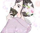 女性向け♢おしゃれ可愛いアイコン描きます 副業・ビジネスでお困りの方に/X等のSNS/名刺 イメージ7