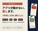 iPhoneアプリの不具合修正・iOS対応をします 審査リジェクト・ビルドエラーを現役エンジニアが解決 イメージ1
