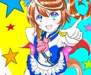 Twitter・LINE等のアイコン作成します あなたの好きな形をアイコンにします・可愛いキャラクターなど イメージ2