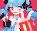 鮮やかで精巧なイラストを描きます 配信用の立ち絵やサムネ、記念日イラストを探している方向け! イメージ1