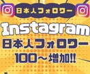 Instagram日本人フォロワー100人増します インスタ日本人フォロワー/高品質/減少保証あり イメージ1