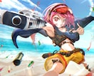 インパクトと迫力ある素敵なイラスト制作します 商用利用可☆「ダイナミック」「オリジナル」「目立つ」一枚絵 イメージ7