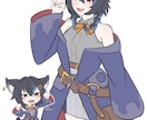 モンスター娘も可！キャラのデザイン＆立ち絵作ります 魅力的なキャラが必要な方へ（著作権譲渡可です！） イメージ3